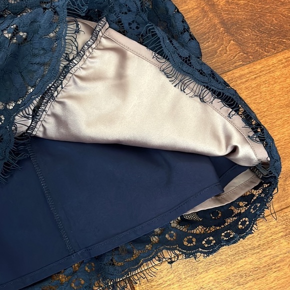 Eliza J Cap Sleeves Lace Sheet Dress Size 8 - Picture 8 of 12